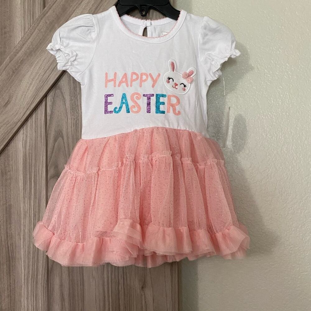NWT koala kids happy Easter dress 6-9 Months